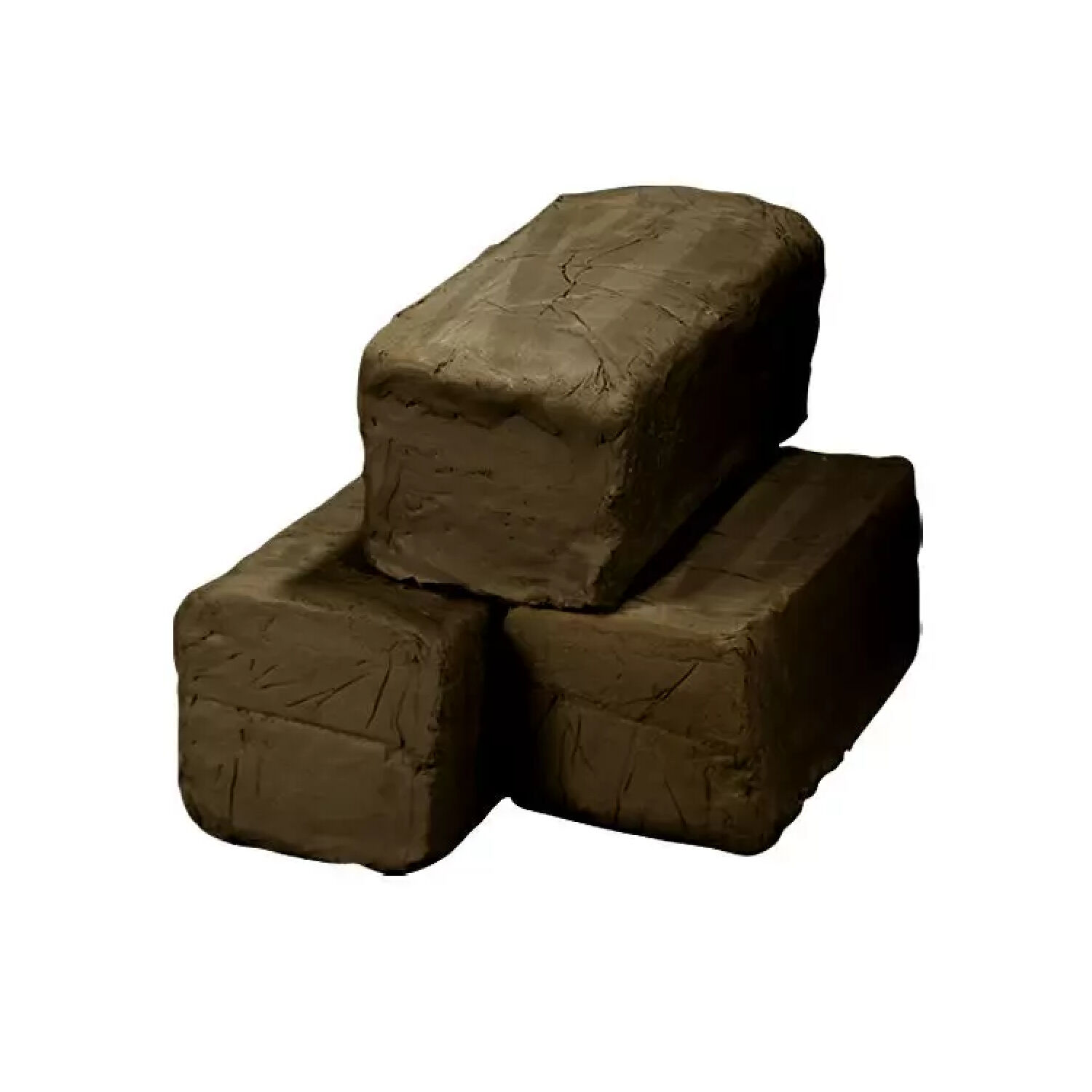 10kg Tpferton Westerwald / Tonmasse unschamottiert, schwarz