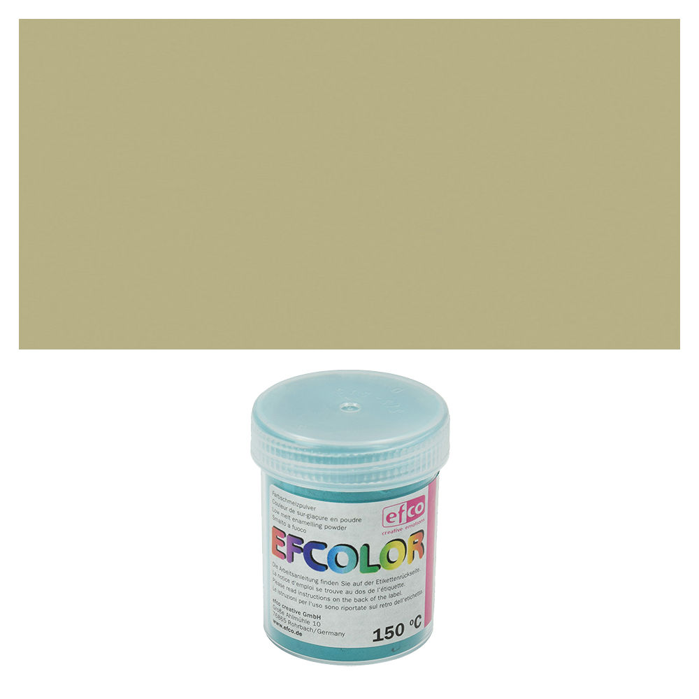 Efcolor, Farbschmelzpulver, 25 ml, opak, Farbe: Gelb