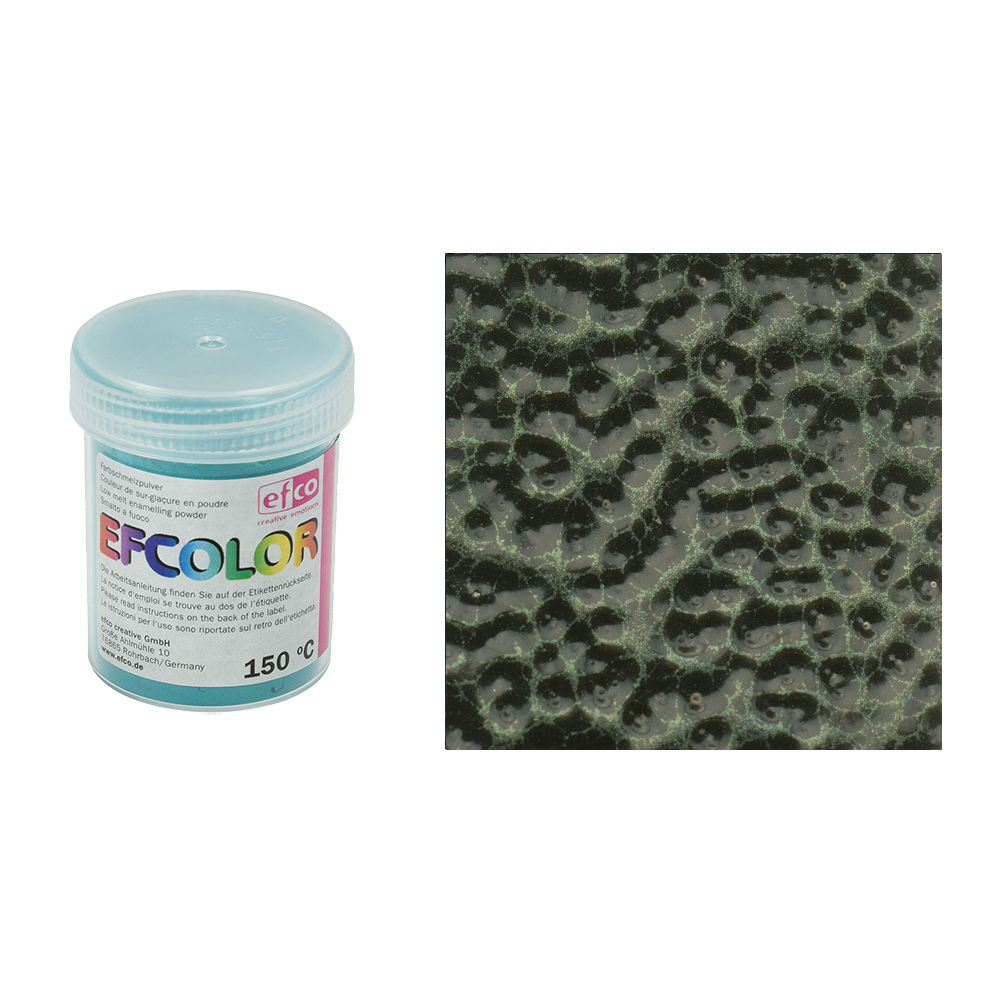 SALE Efcolor, Farbschmelzpulver, 25 ml, Struktur, Farbe: Grn