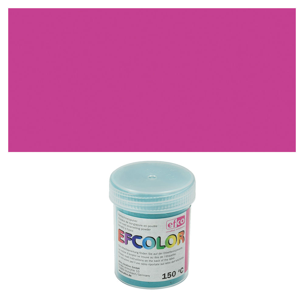 Efcolor, Farbschmelzpulver, 25 ml, Farbe: Neon Pink