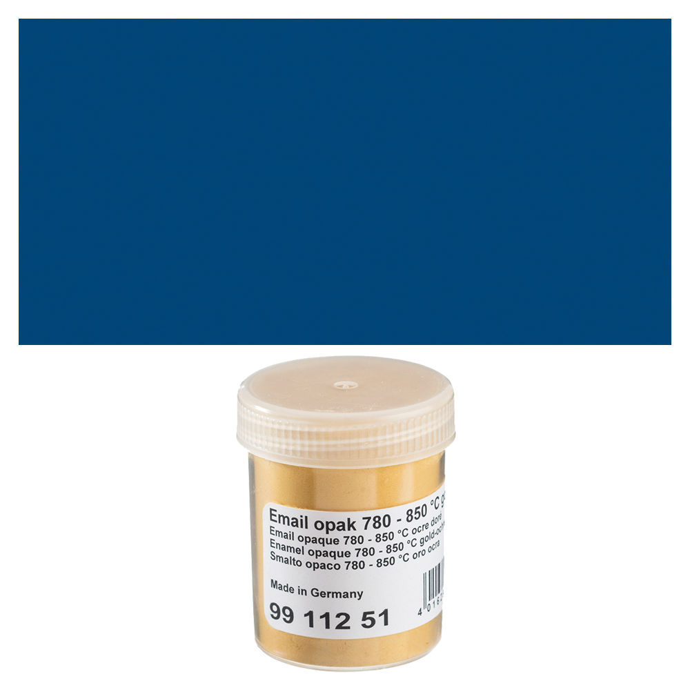 SALE Emaillepulver, 45 g, transparent, Farbe: Mittelblau