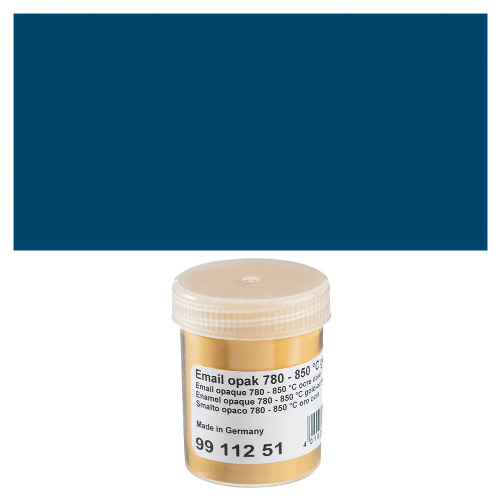 Emaillepulver, 45 g, transparent, Farbe: Stahl-Blau