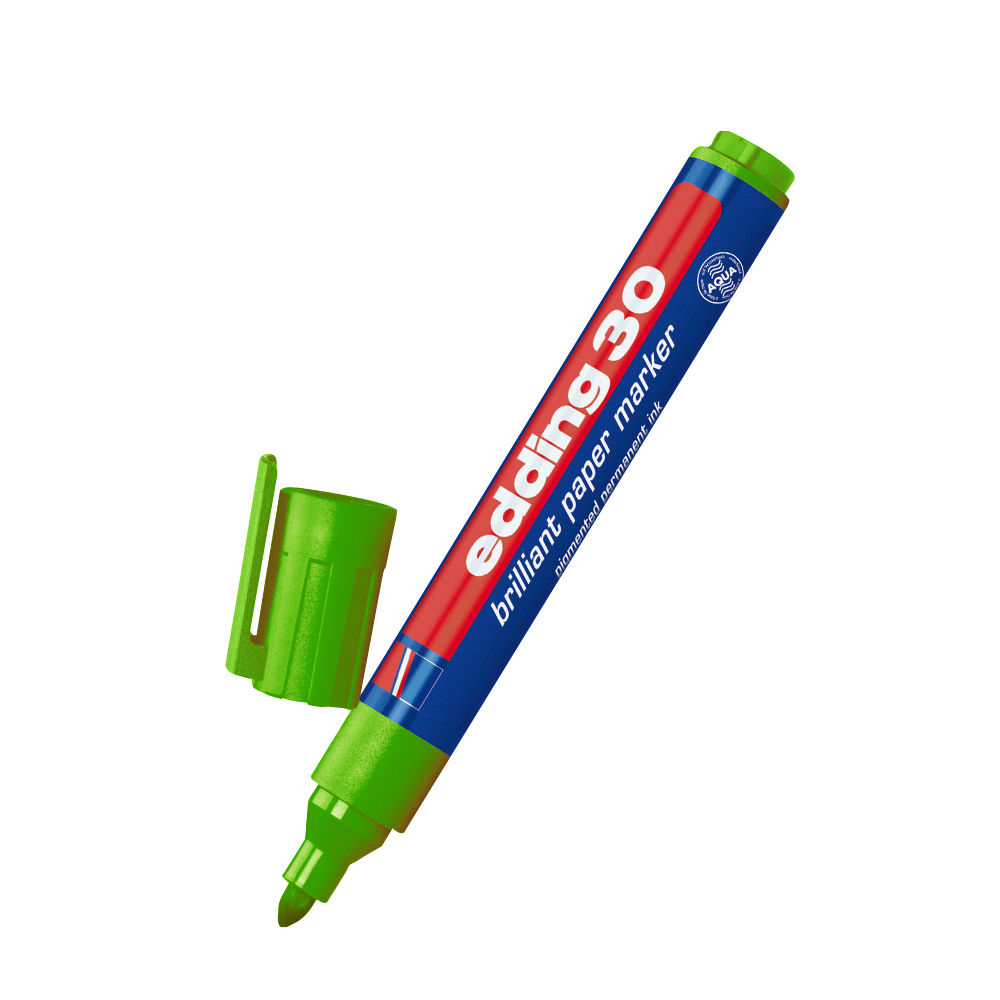 SALE Edding 30 Brilliant Paper Marker, grn