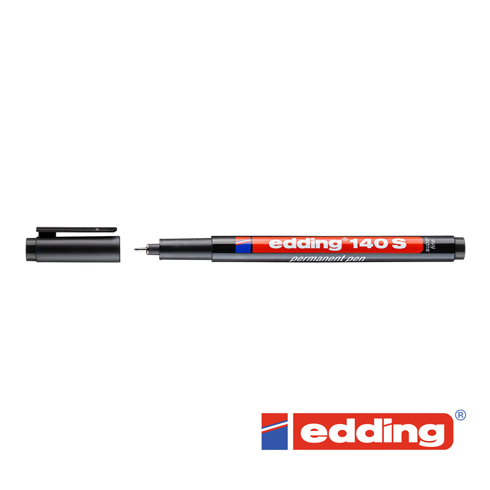 Edding 140 Permanent-Marker 0,3mm, schwarz