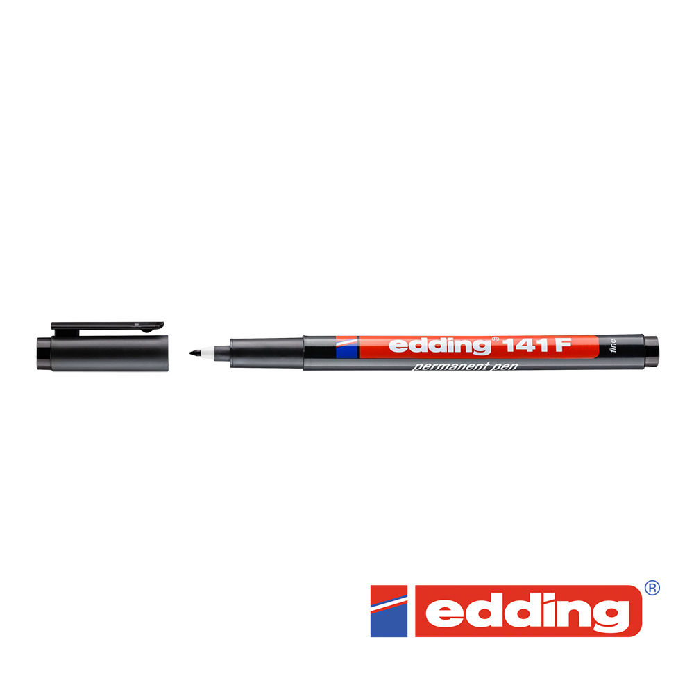 Edding 141 Permanent-Marker 0,6mm, schwarz