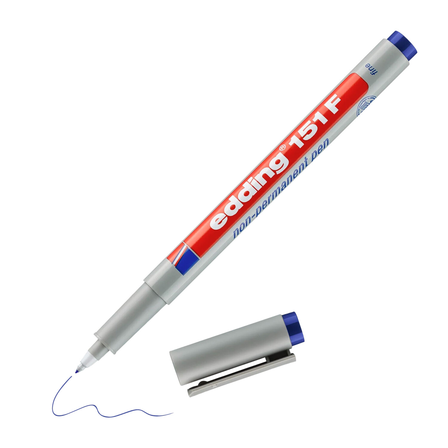 NEU Edding 151 Non-Permanent-Marker 0,6mm, blau