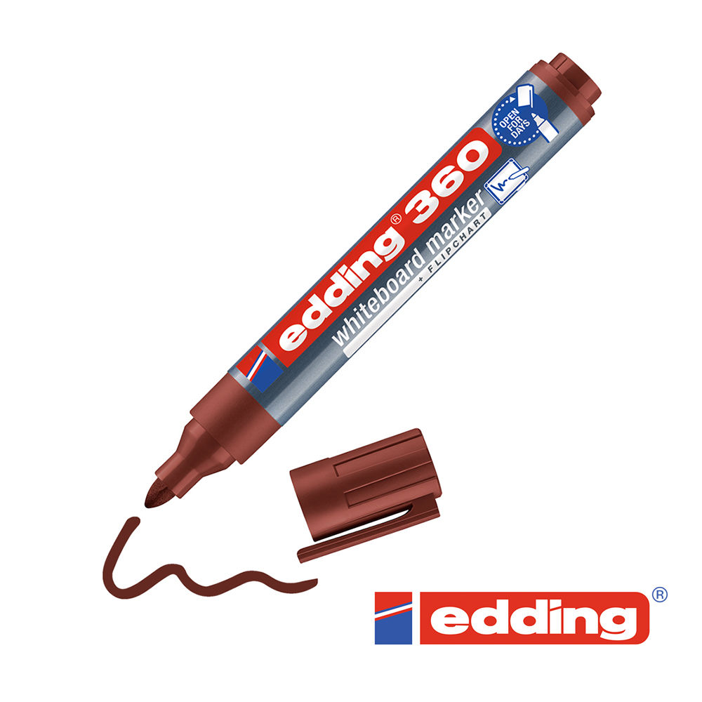 Edding 360 Whiteboard-Marker 1,5-3mm, braun