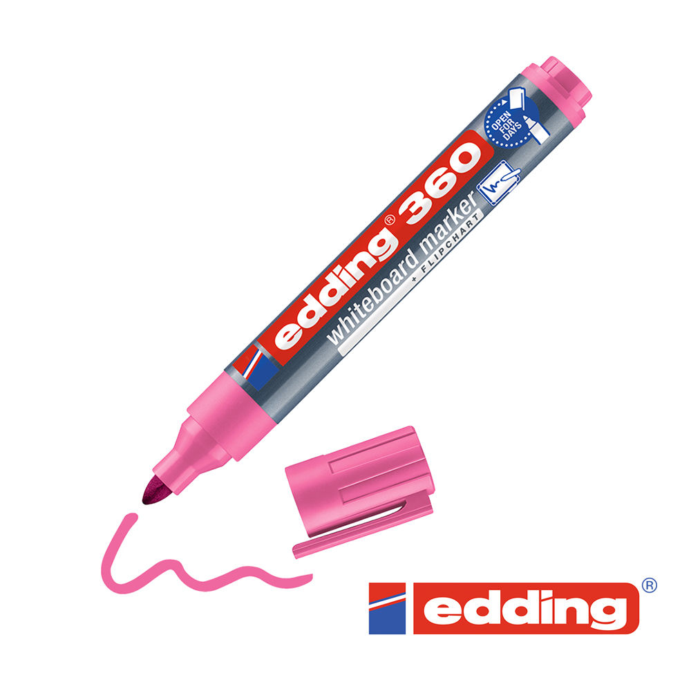 Edding 360 Whiteboard-Marker 1,5-3mm, rosa