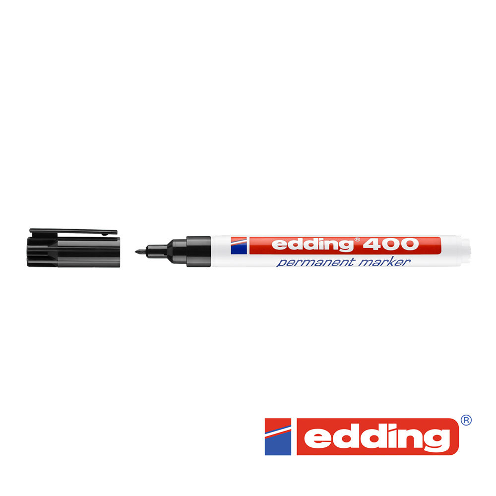 Edding 400 Permanent-Marker 1mm, schwarz