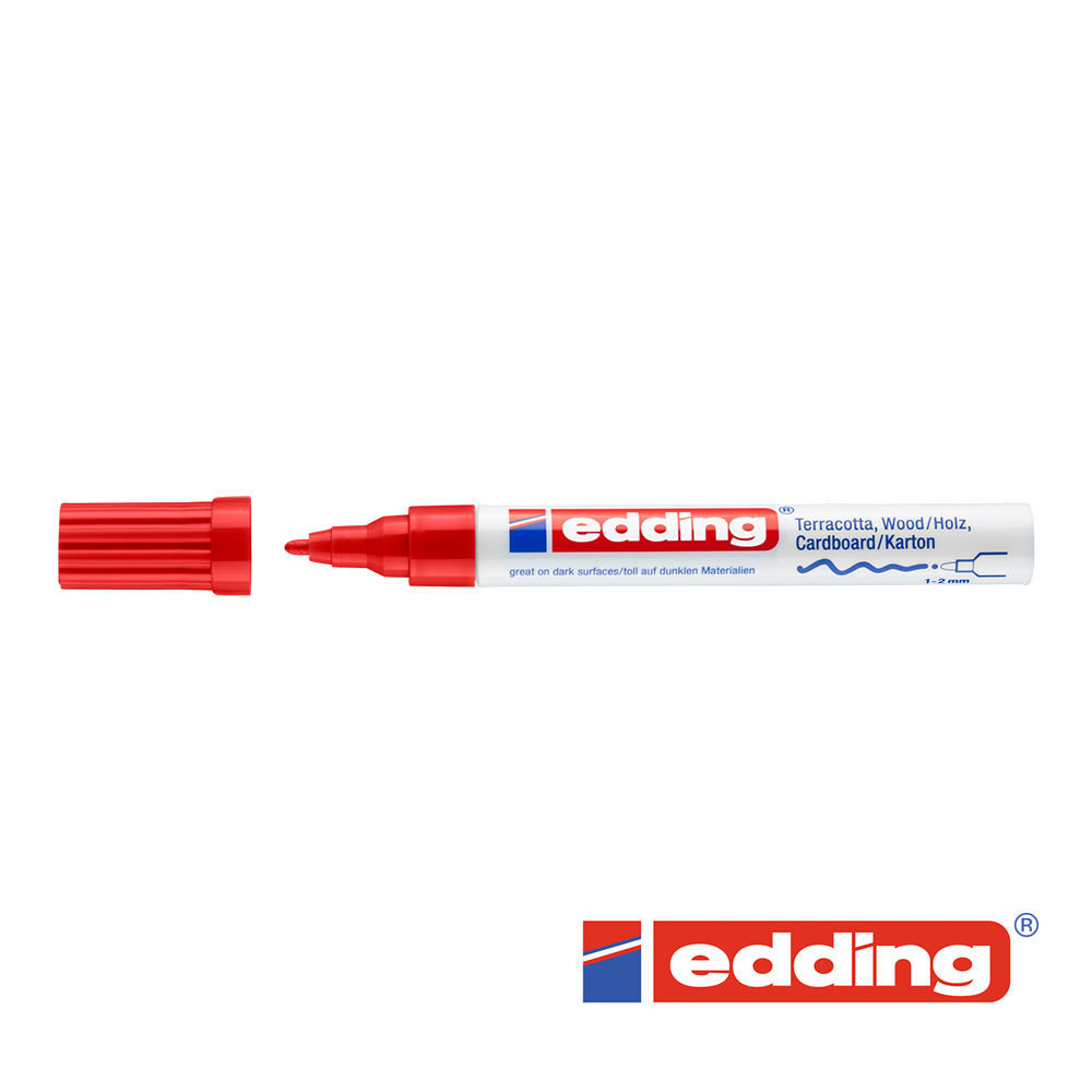 Edding 4040 Deko-Marker 1-2mm, rot