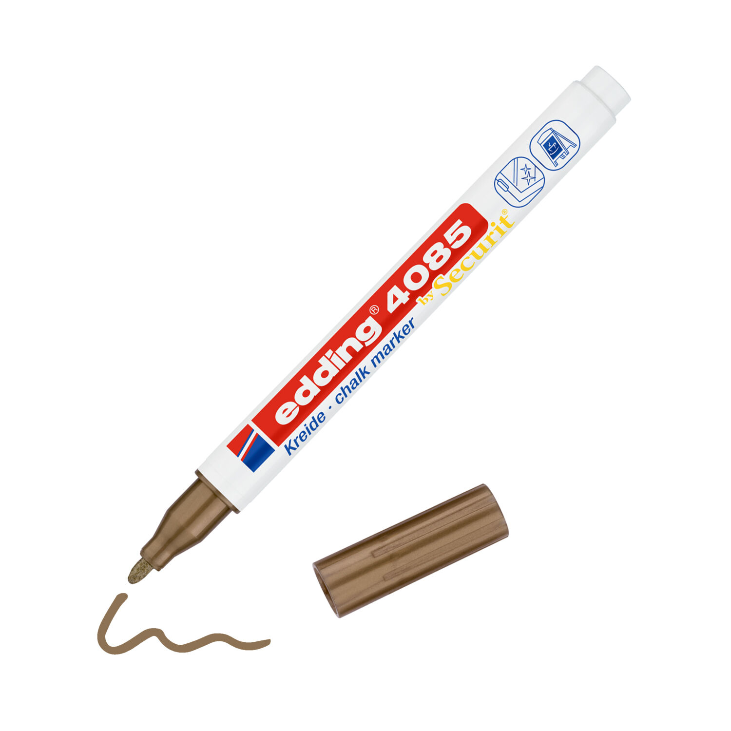 NEU Edding 4085 Kreidemarker 1-2mm, kupfer