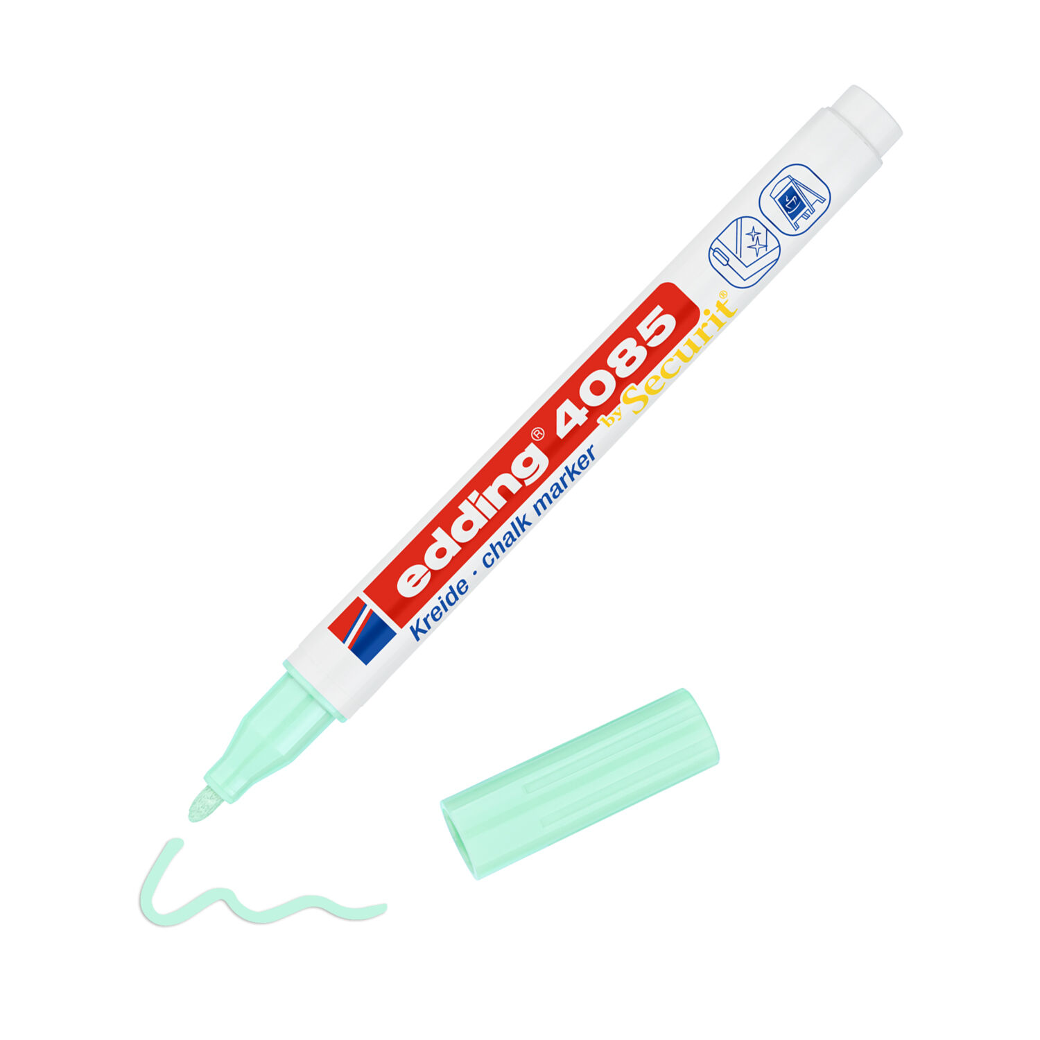NEU Edding 4085 Kreidemarker 1-2mm, pastellgr�n