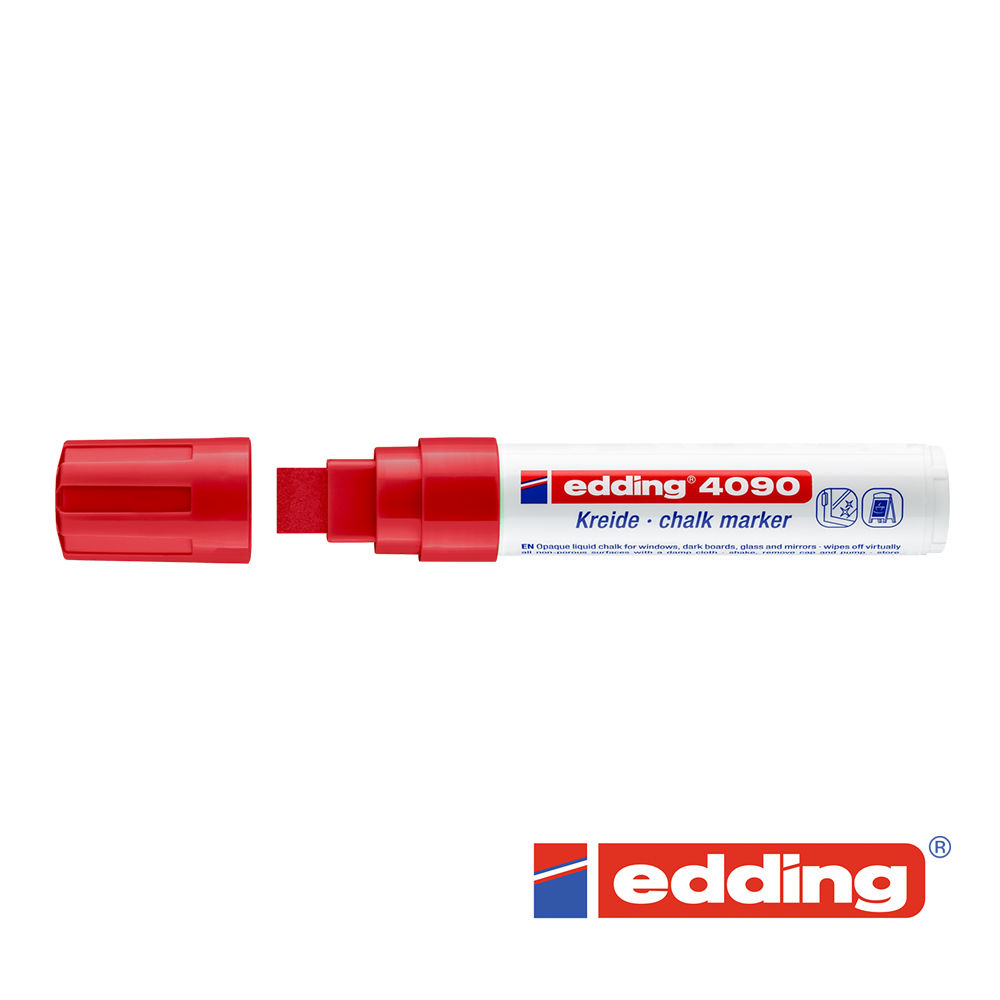 Edding 4090 Kreidemarker 4-15mm, rot