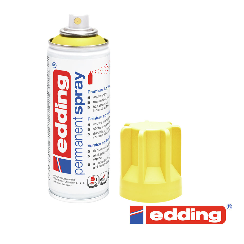 Edding 5200 Permanent-Spray 200ml, verkehrsgelb RAL1023