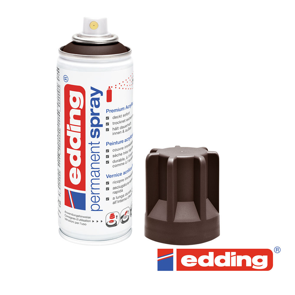 Edding 5200 Permanent-Spray 200ml, schokobraun RAL8017