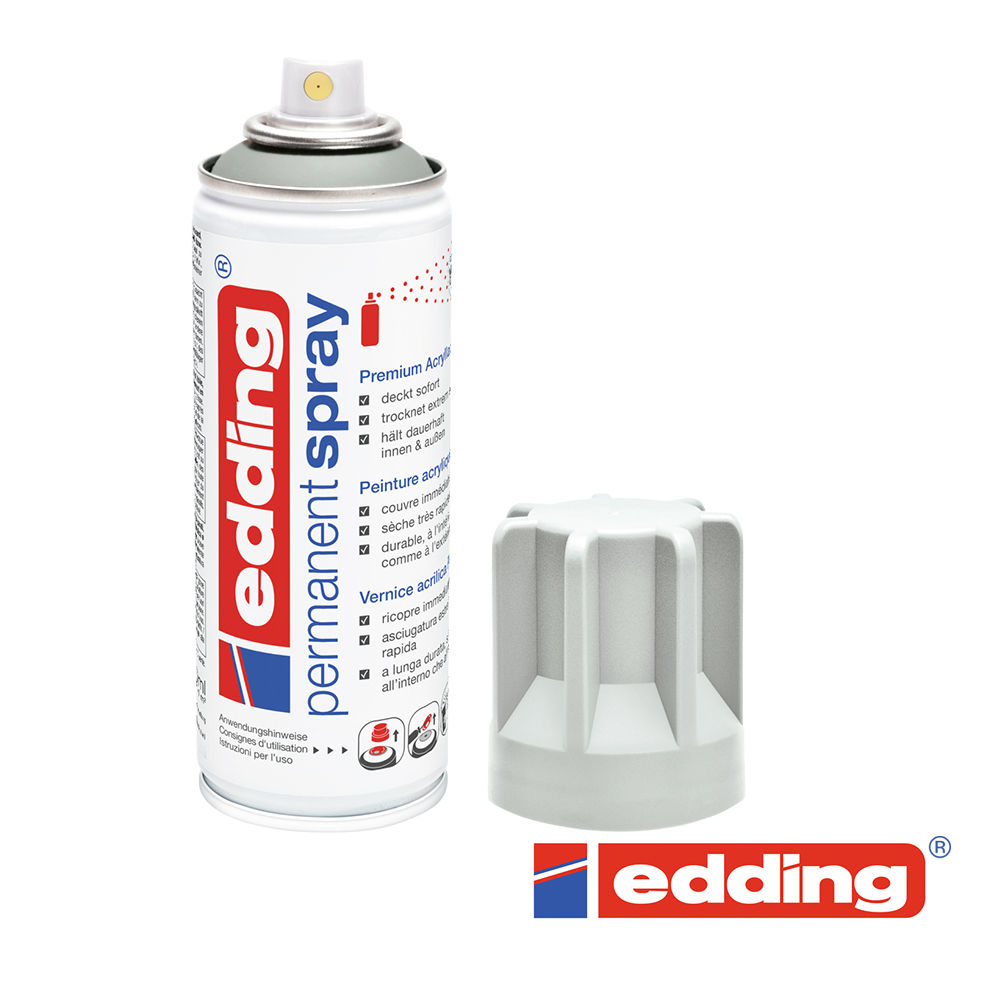 Edding 5200 Permanent-Spray 200ml, hellgrau RAL7035