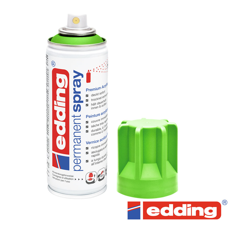 Edding 5200 Permanent-Spray 200ml, gelbgrn RAL6018