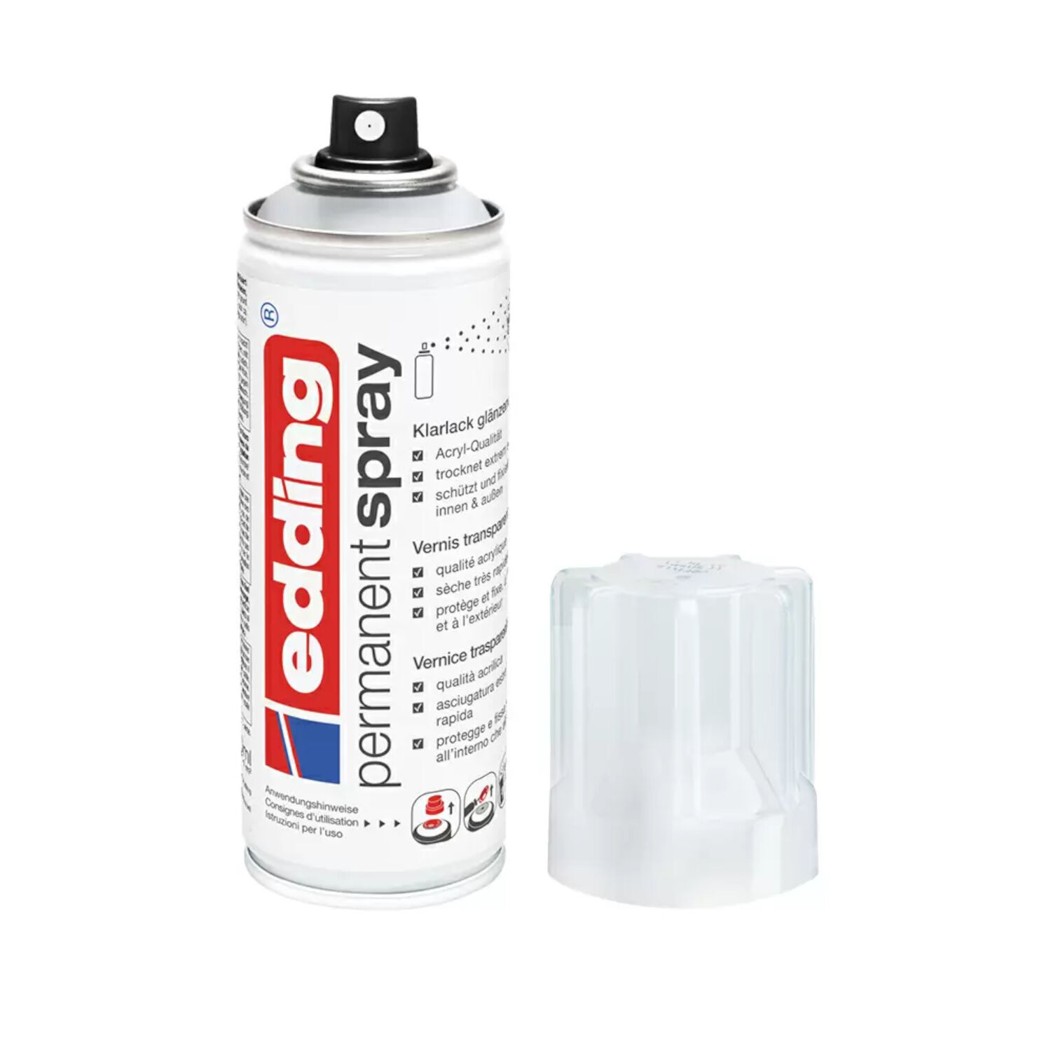 Edding 5200 Permanent-Spray 200ml, Klarlack glnzend
