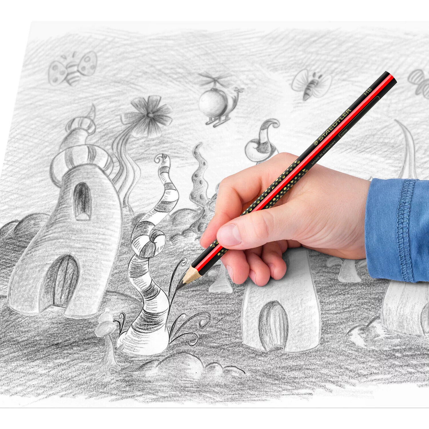 NEU 2 Schreiblernbleistifte, Mine: 3mm, H�rte: HB Bild 3