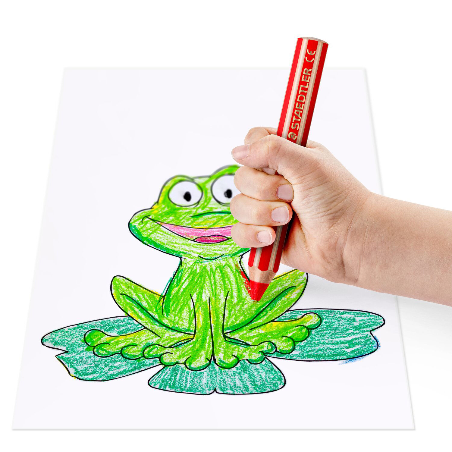Staedtler Kindermalstift 3in1, Eimer, 36 Stifte + 3 Spitzer Bild 2