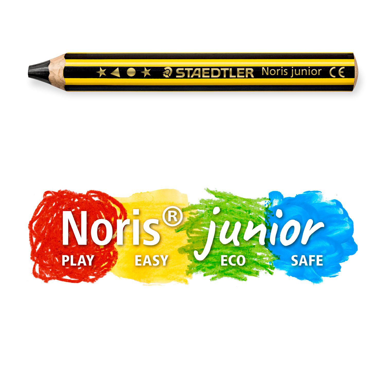 Staedtler Superdicker Bleistift, Noris junior, Mine: 7mm, Hrtegrad: 2B Bild 4