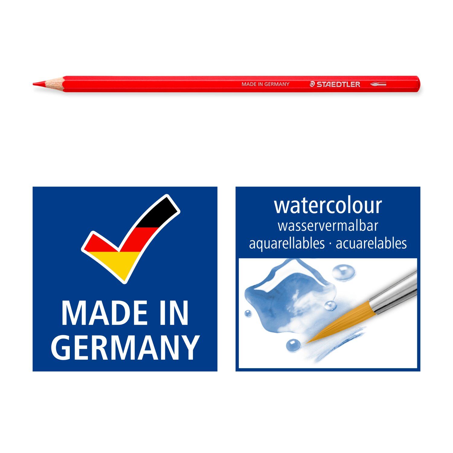 Staedtler Aquarell-Buntstift, Kartonetui mit 24 Stiften Bild 4