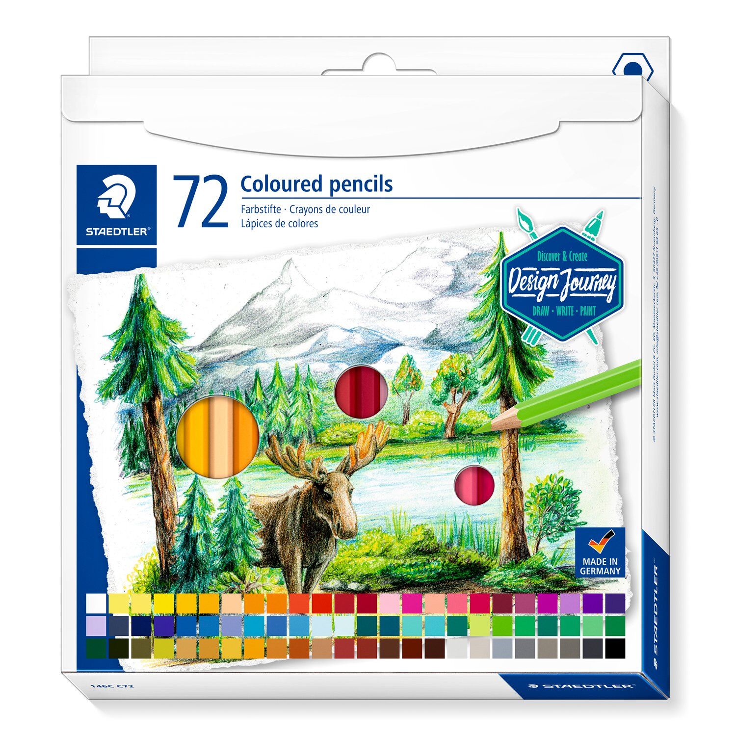 Staedtler Design Journey, Buntstifte, 72er Set