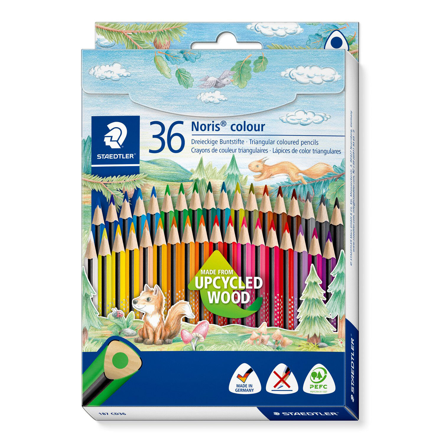 Staedtler Buntstifte, Noris Colour, 36 Stck sortiert