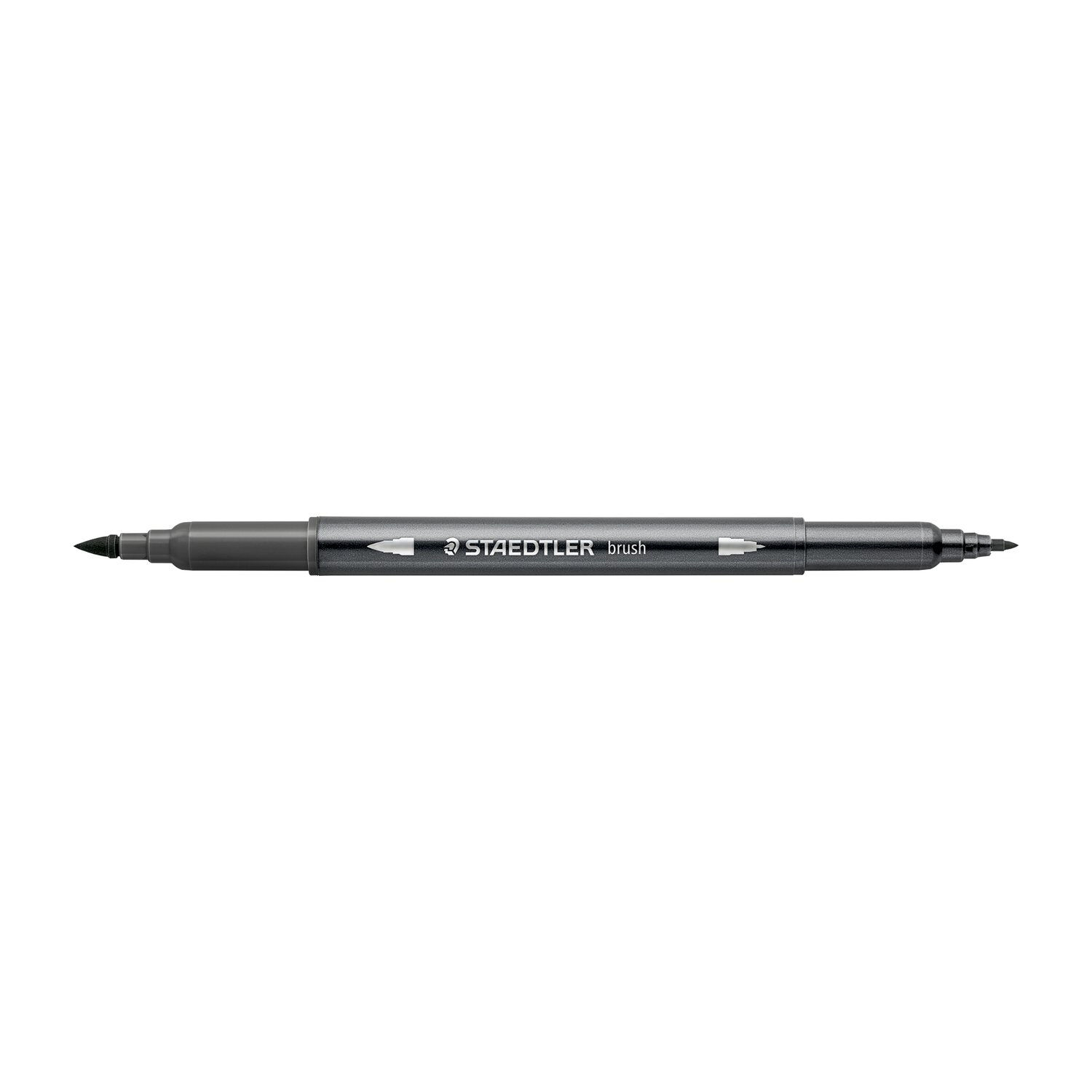 Staedtler Doppelfasermaler 3001, wasservermalbar, 1 Stck, grau