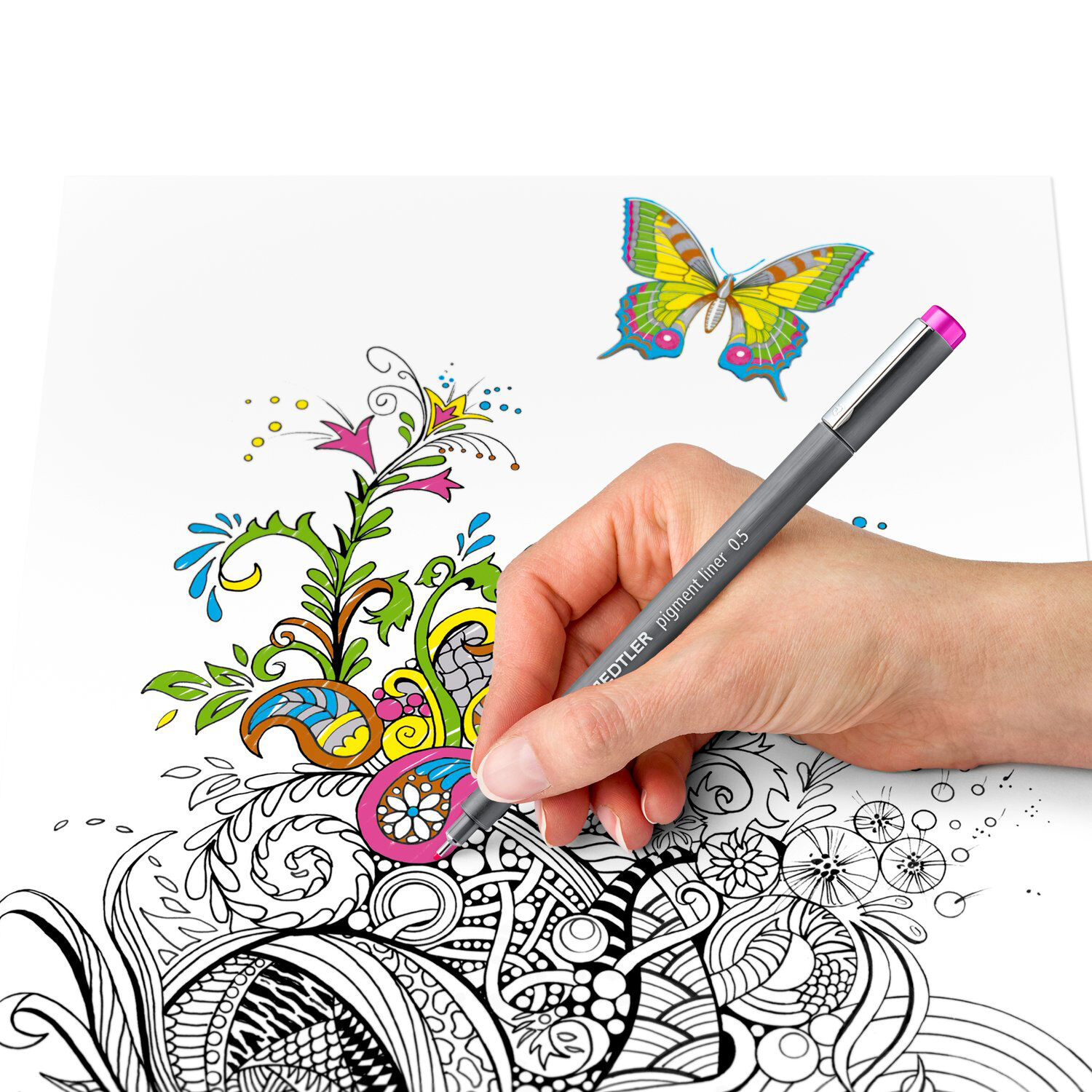 Staedtler Fineliner 308, dokumentenecht, 3 sortierte Linienbreiten Bild 4