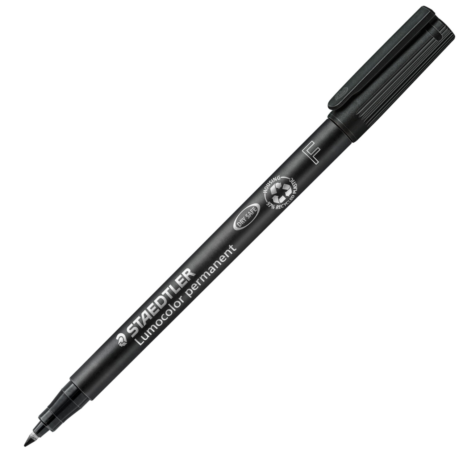 Staedtler Lumocolor Universalstift wasserfest, 0,6mm, schwarz, 10 St�ck