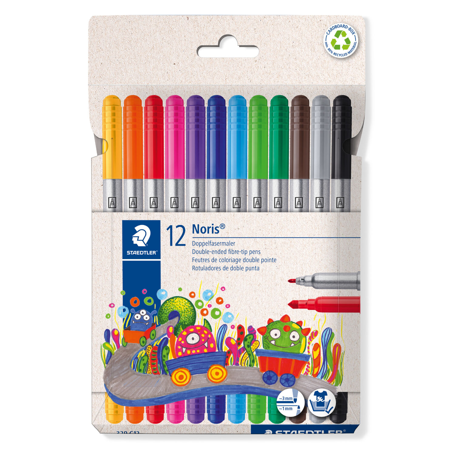Staedtler Doppelfasermaler Noris 320, 12 St�ck