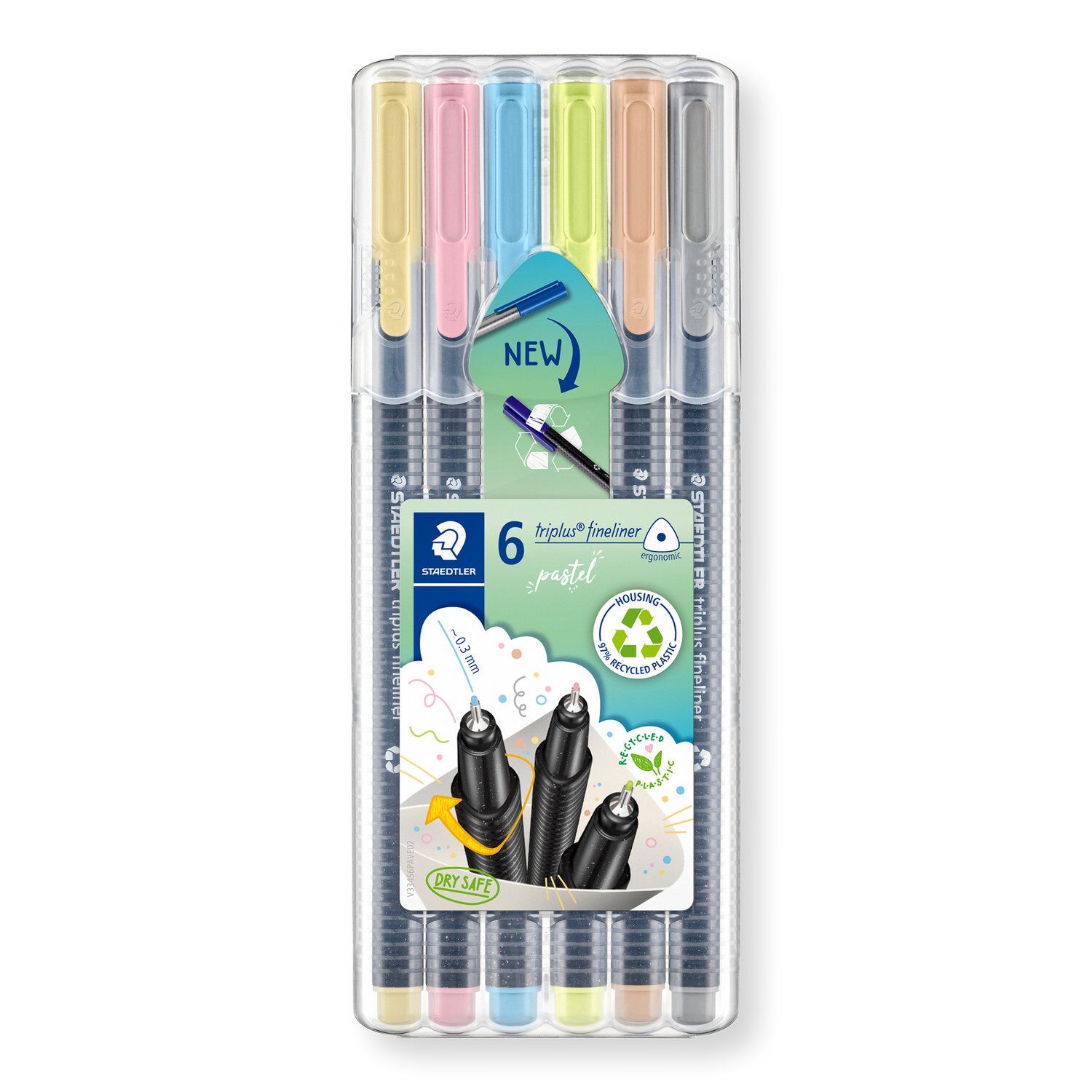 Staedtler Fineliner triplus, Pastell-Set