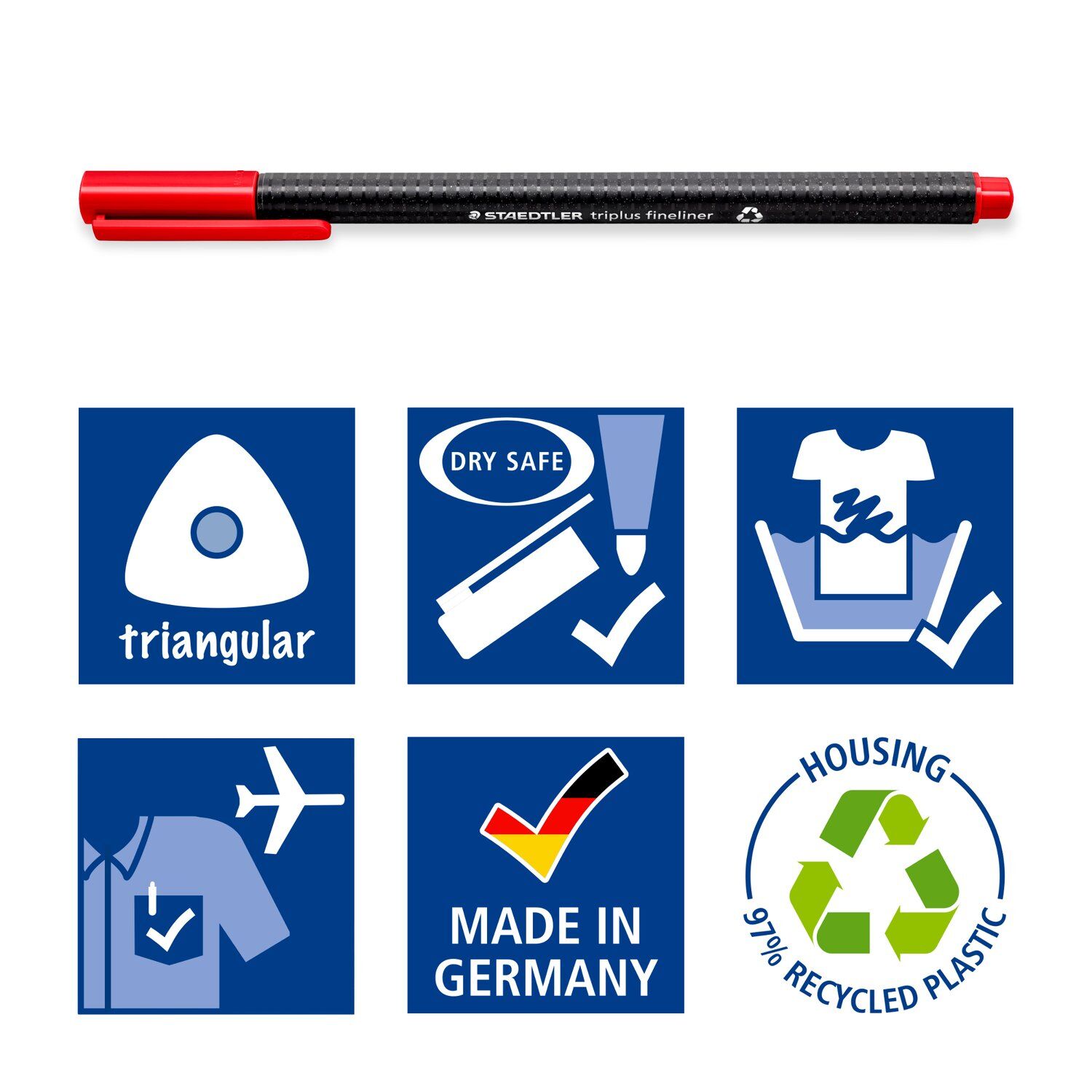 Staedtler Fineliner triplus, 10 Stifte sortiert Bild 4