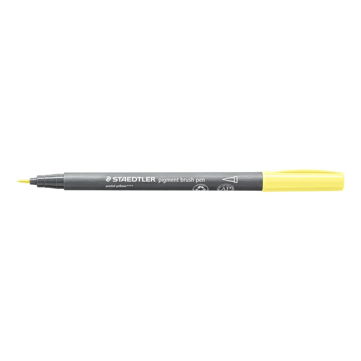 Staedtler Pigment Brush Pen, pastellgelb
