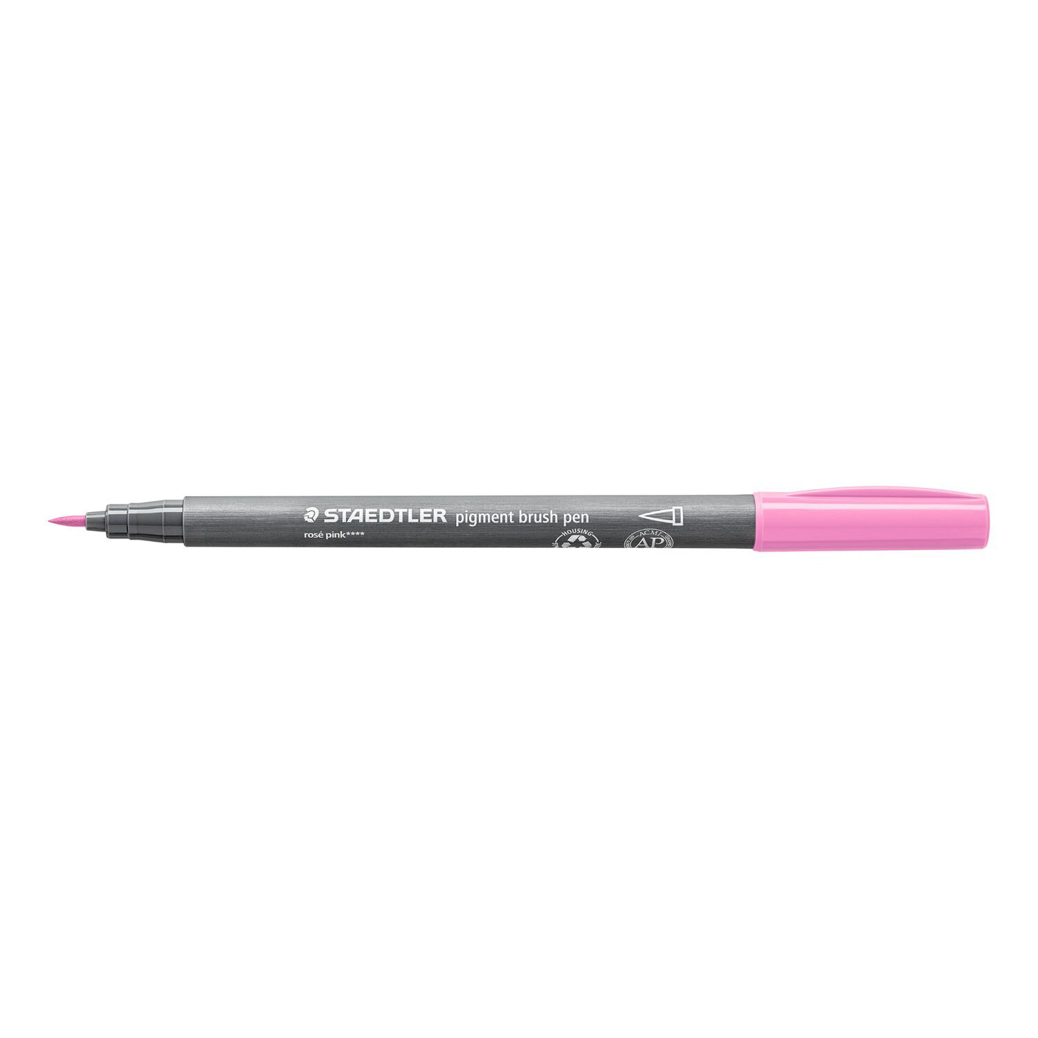 Staedtler Pigment Brush Pen, ros pink