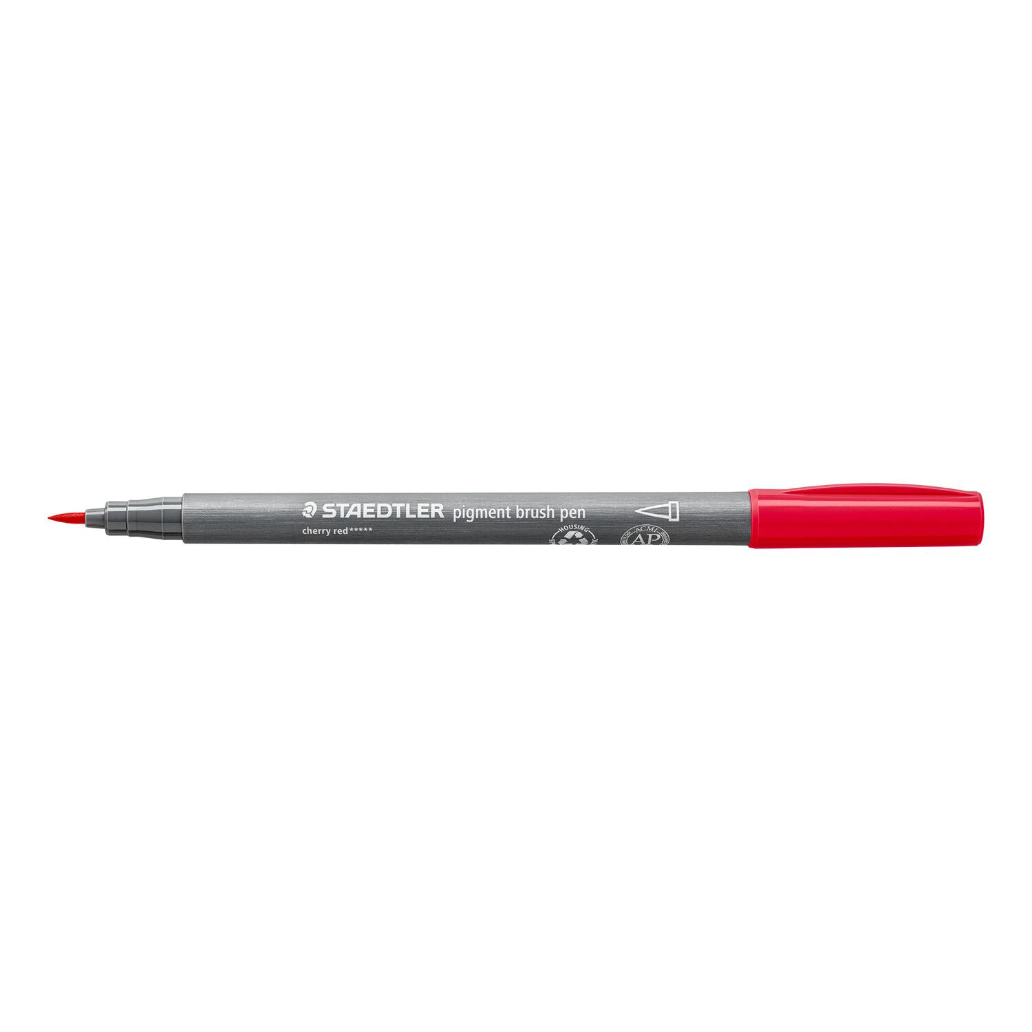 Staedtler Pigment Brush Pen, kirschrot