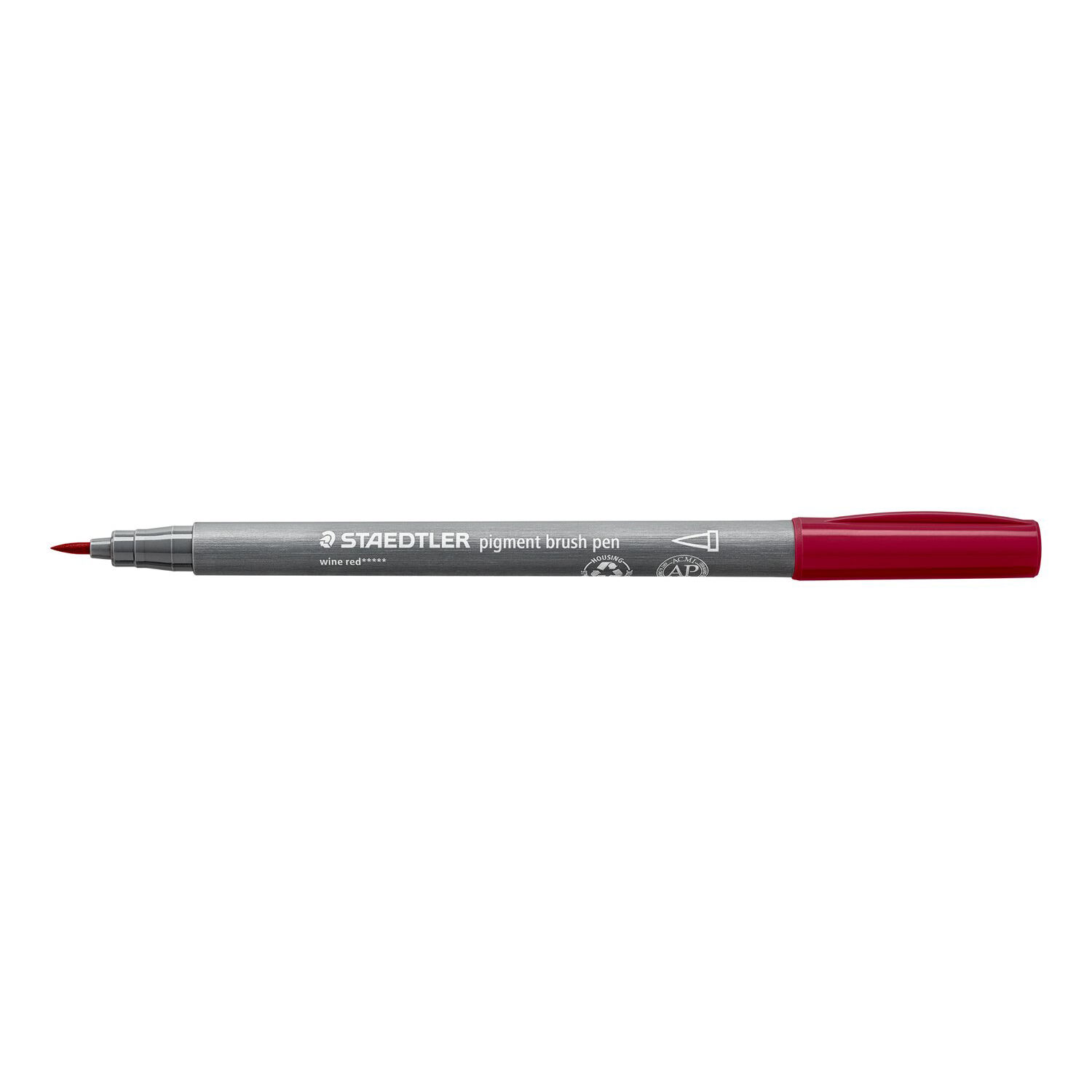 Staedtler Pigment Brush Pen, weinrot