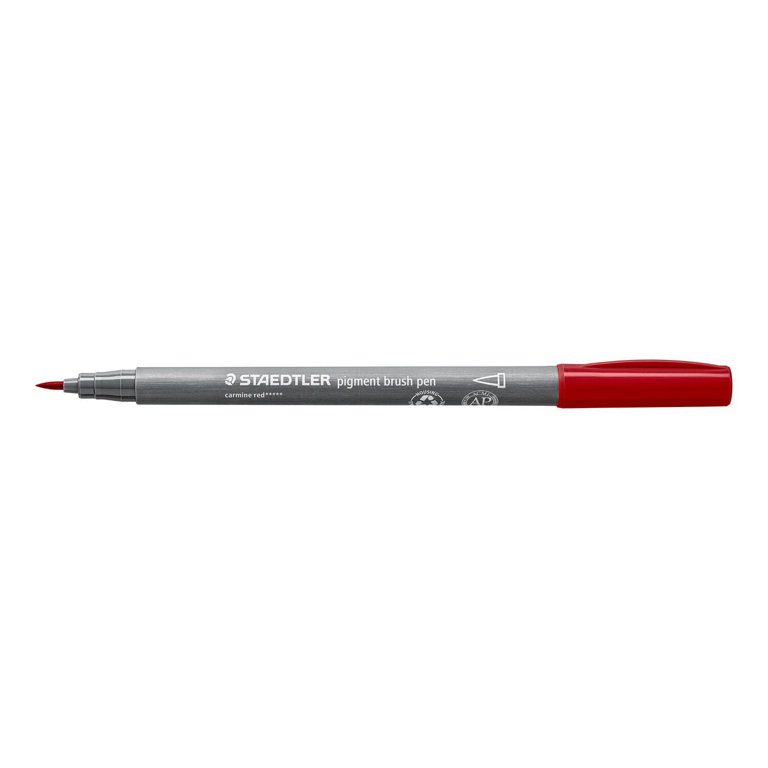 Staedtler Pigment Brush Pen, karminrot