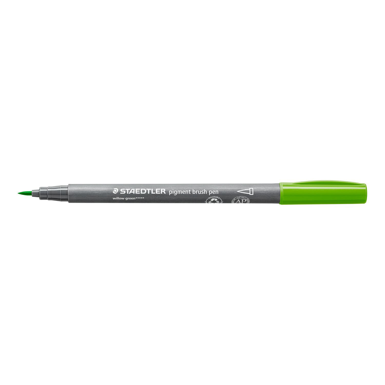 Staedtler Pigment Brush Pen, gelbgrn