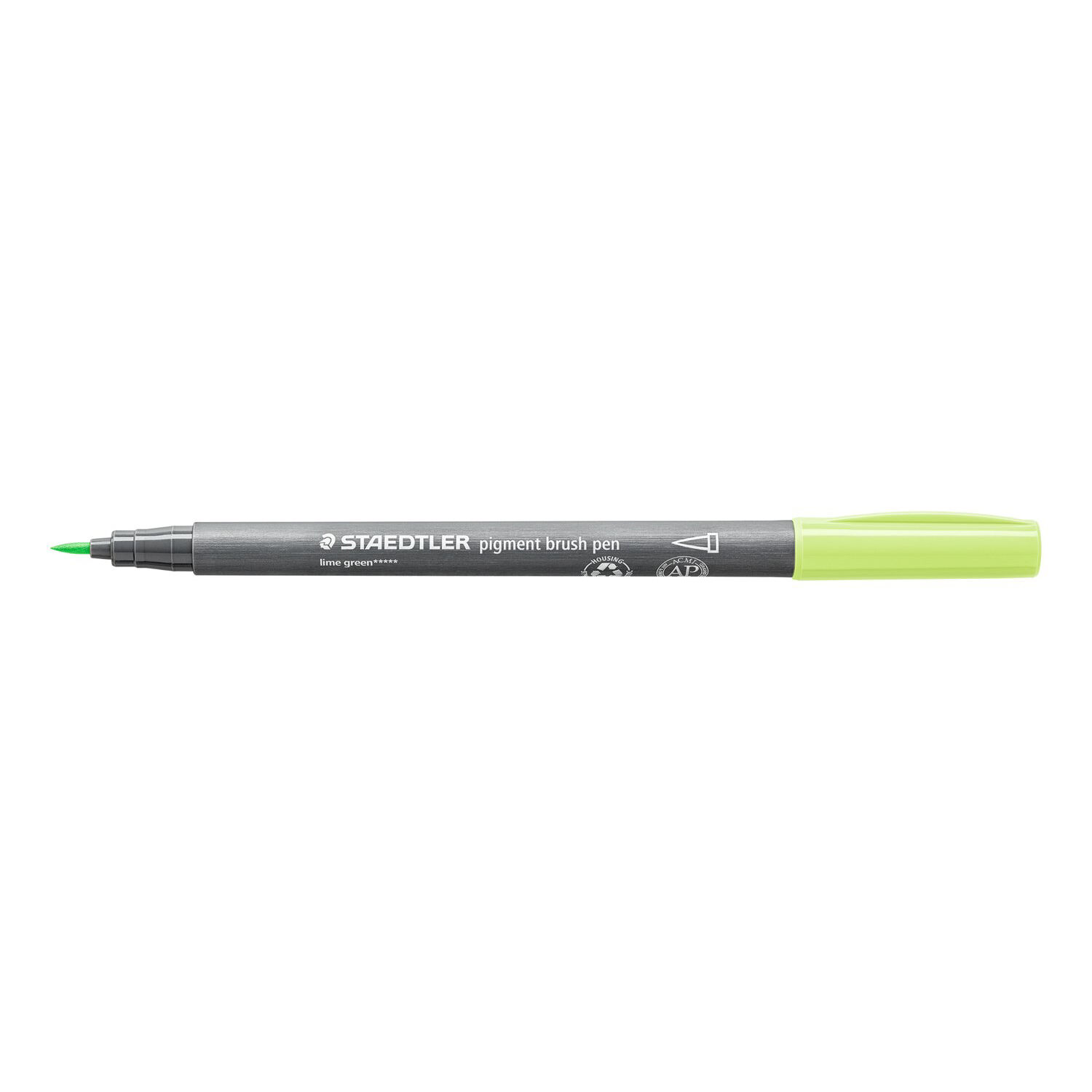 Staedtler Pigment Brush Pen, limonengrn