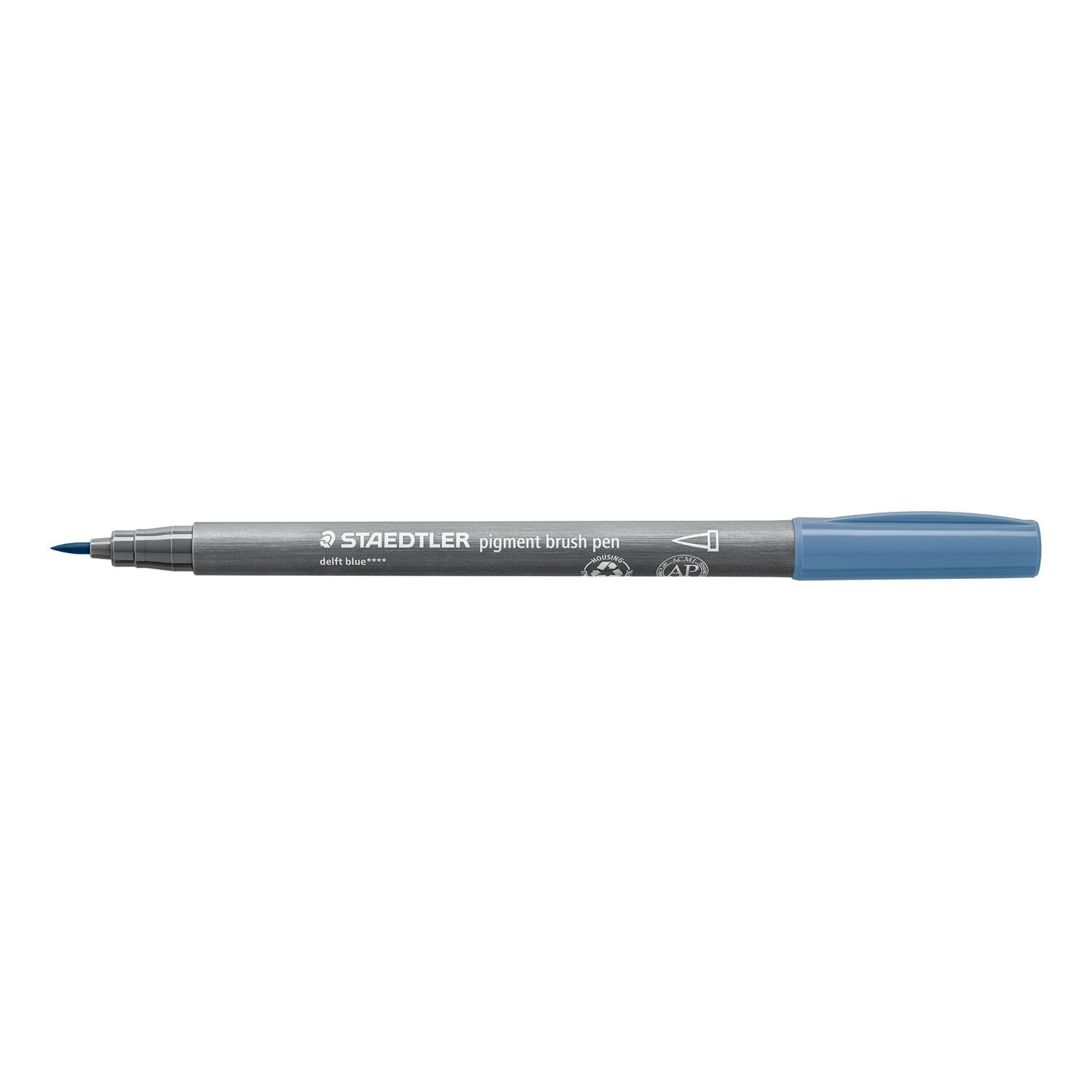 Staedtler Pigment Brush Pen, delfterblau