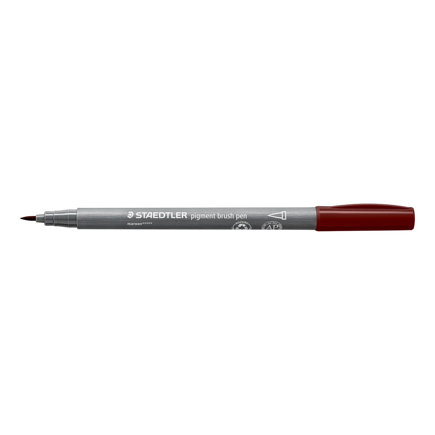 Staedtler Pigment Brush Pen, marone