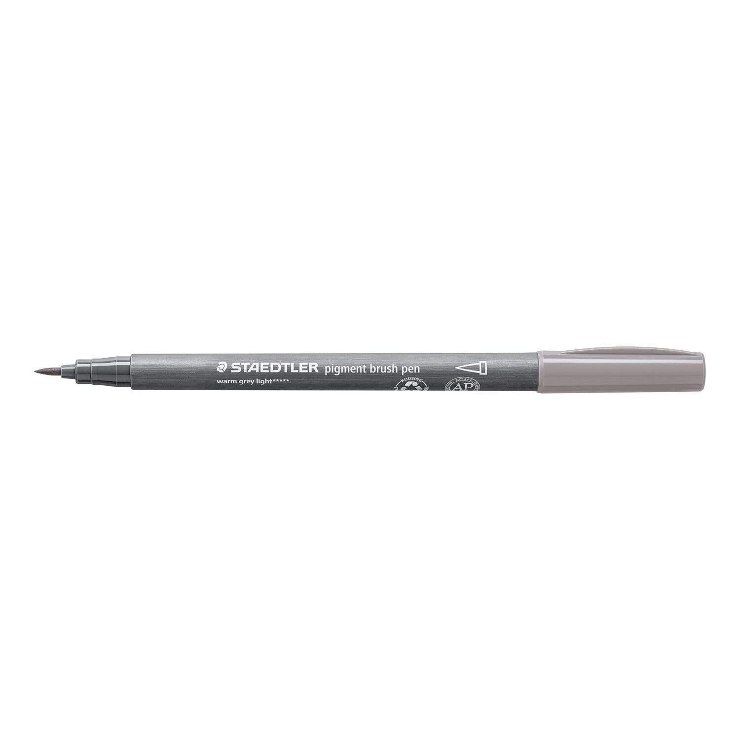 Staedtler Pigment Brush Pen, warmgrau hell