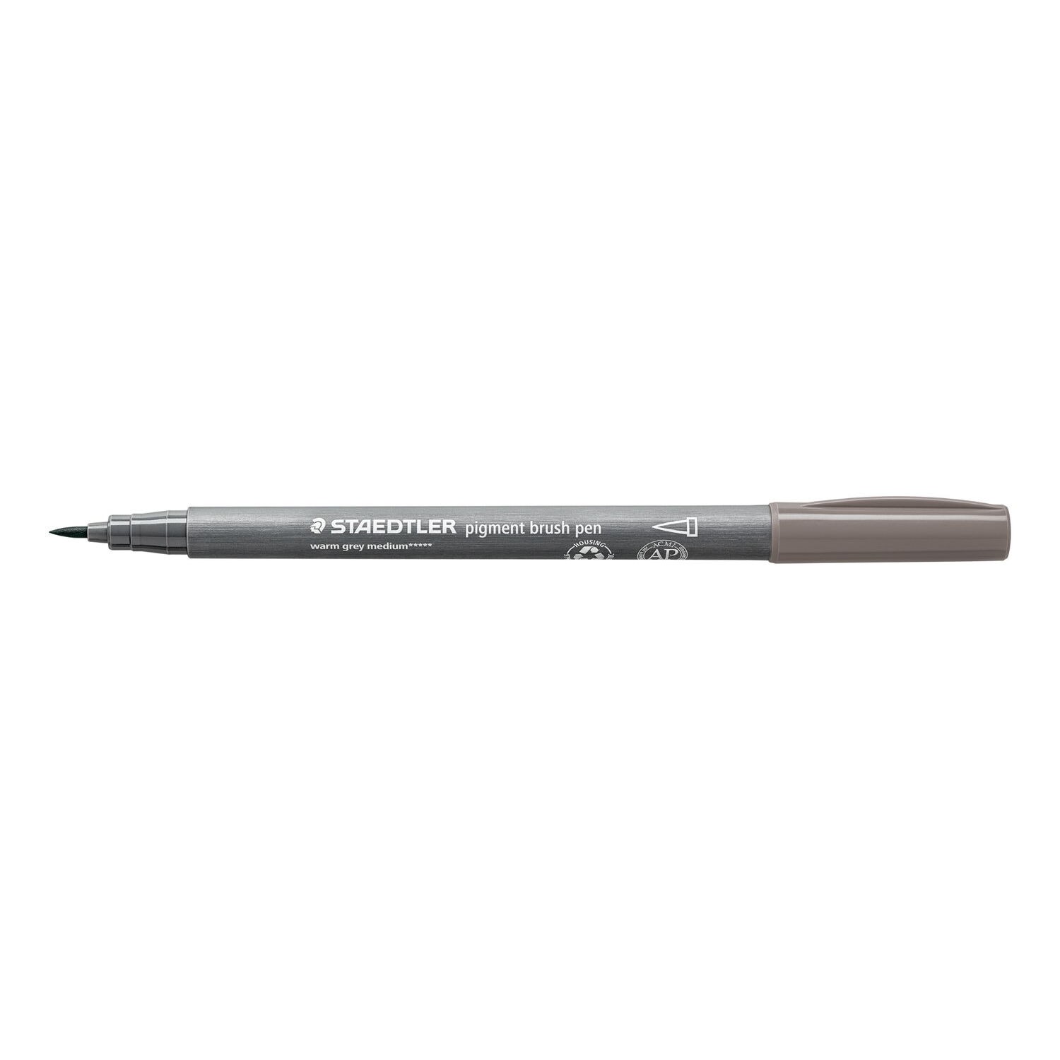 Staedtler Pigment Brush Pen, warmgrau medium