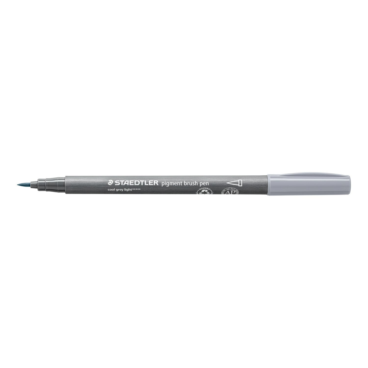 Staedtler Pigment Brush Pen, kaltgrau hell