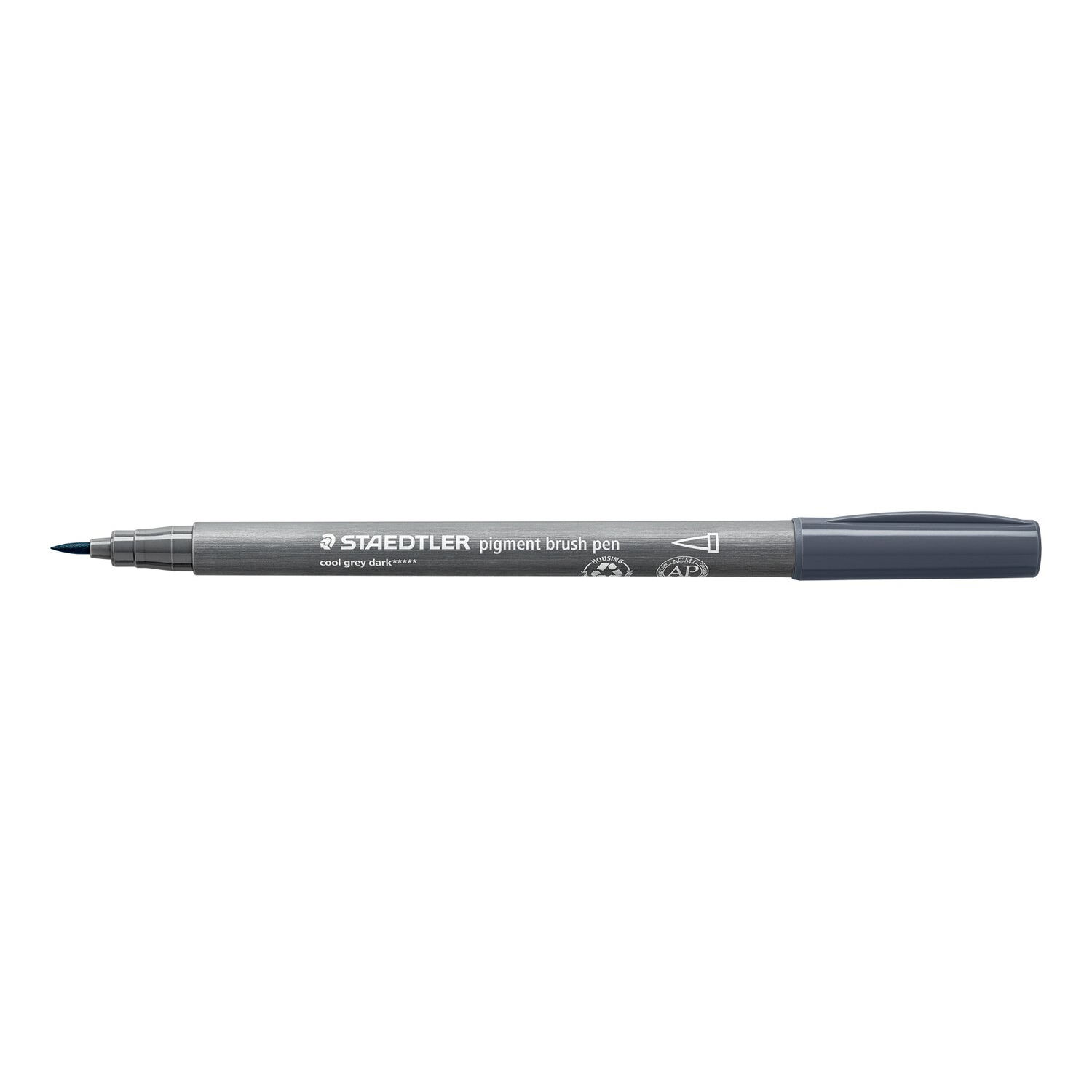 Staedtler Pigment Brush Pen, kaltgrau dunkel