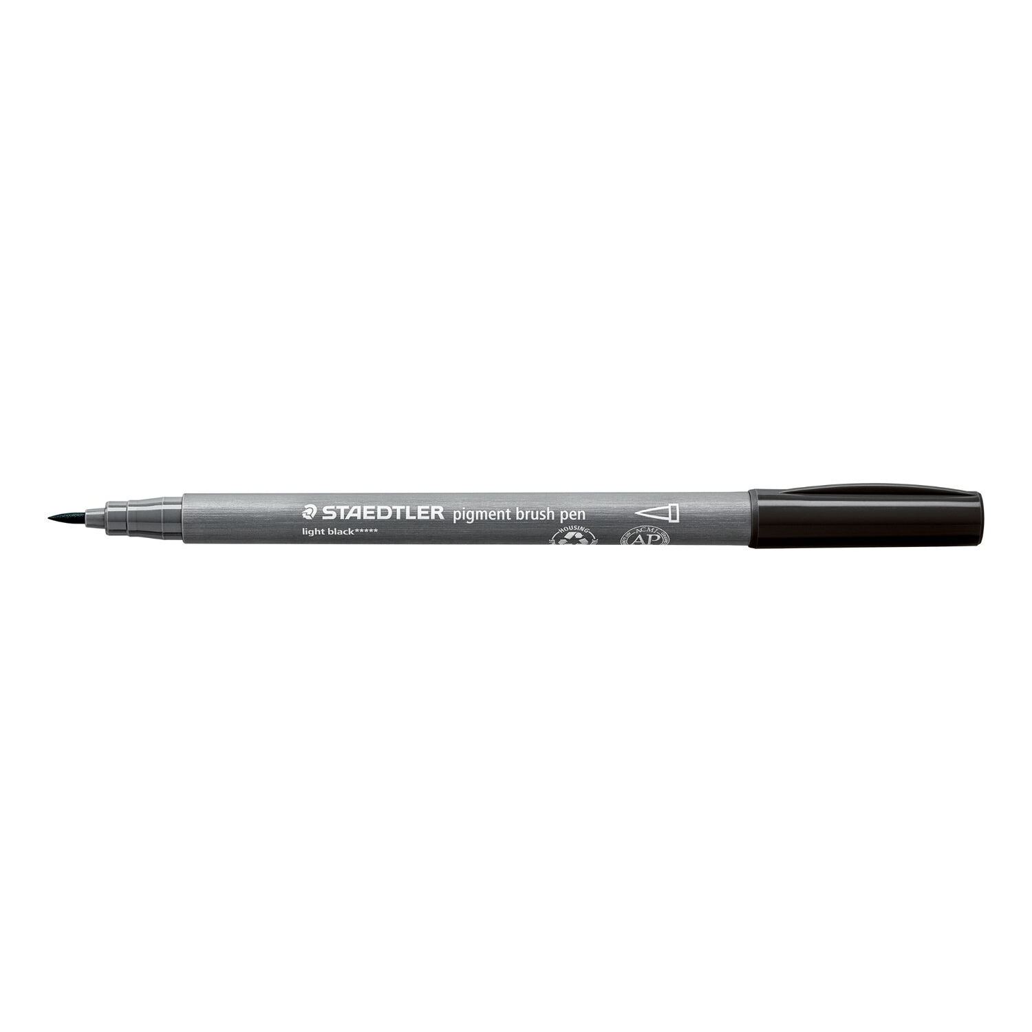 Staedtler Pigment Brush Pen, hellschwarz