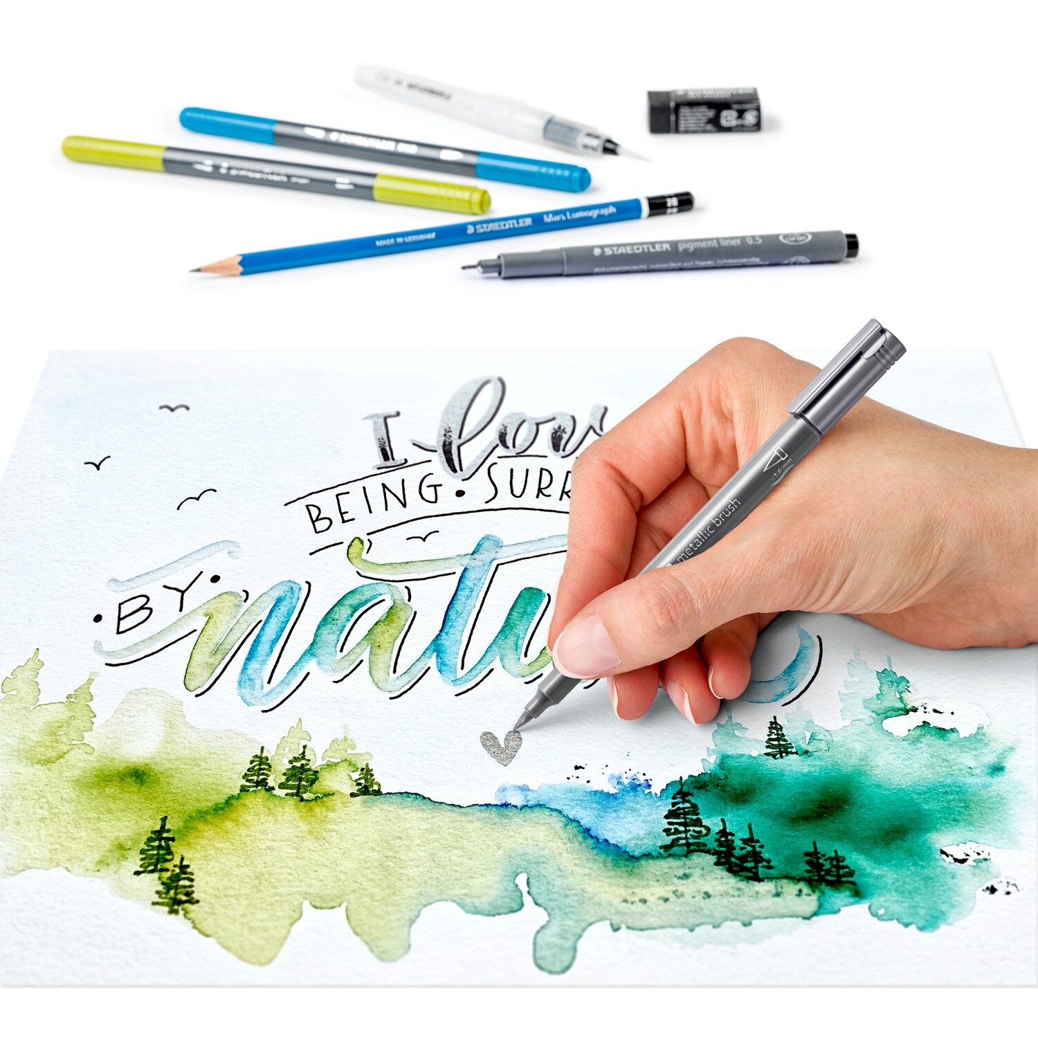 Staedtler Hand Lettering Aquarell Set Bild 3