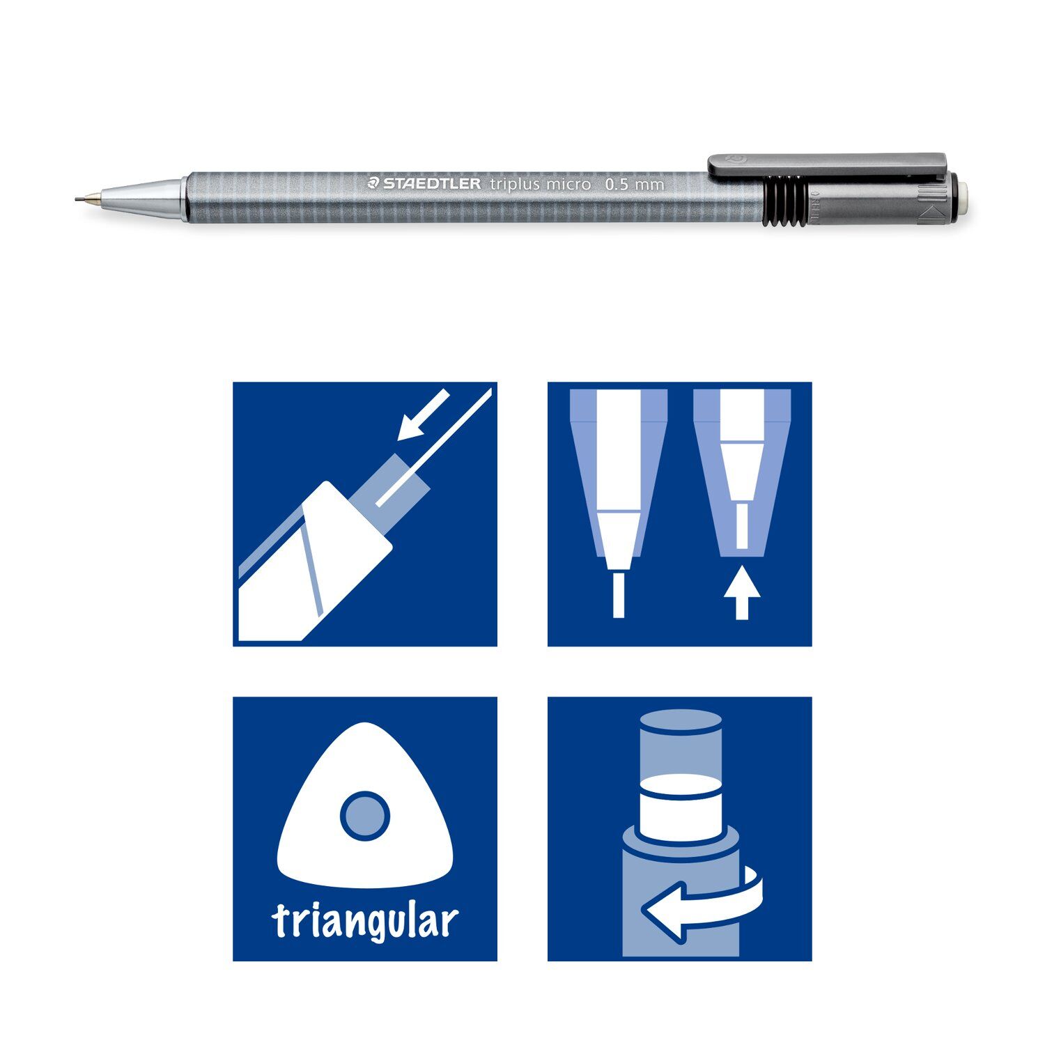 Staedtler Druckbleistift triplus B-Mine, 0,5mm Bild 4